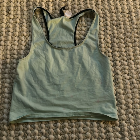 Light blue Cropped Sports Tank by H&M - Picture 2 of 5